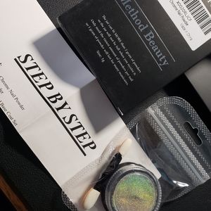 Chrome holigraphic nail powder